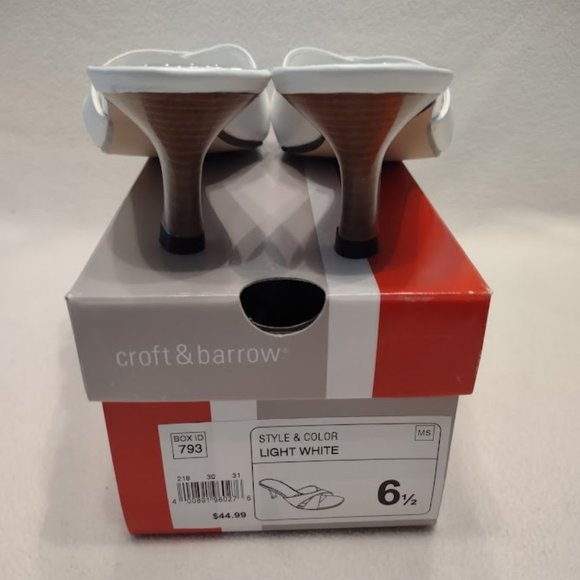 Croft&Barrow white heels - Picture 7 of 7